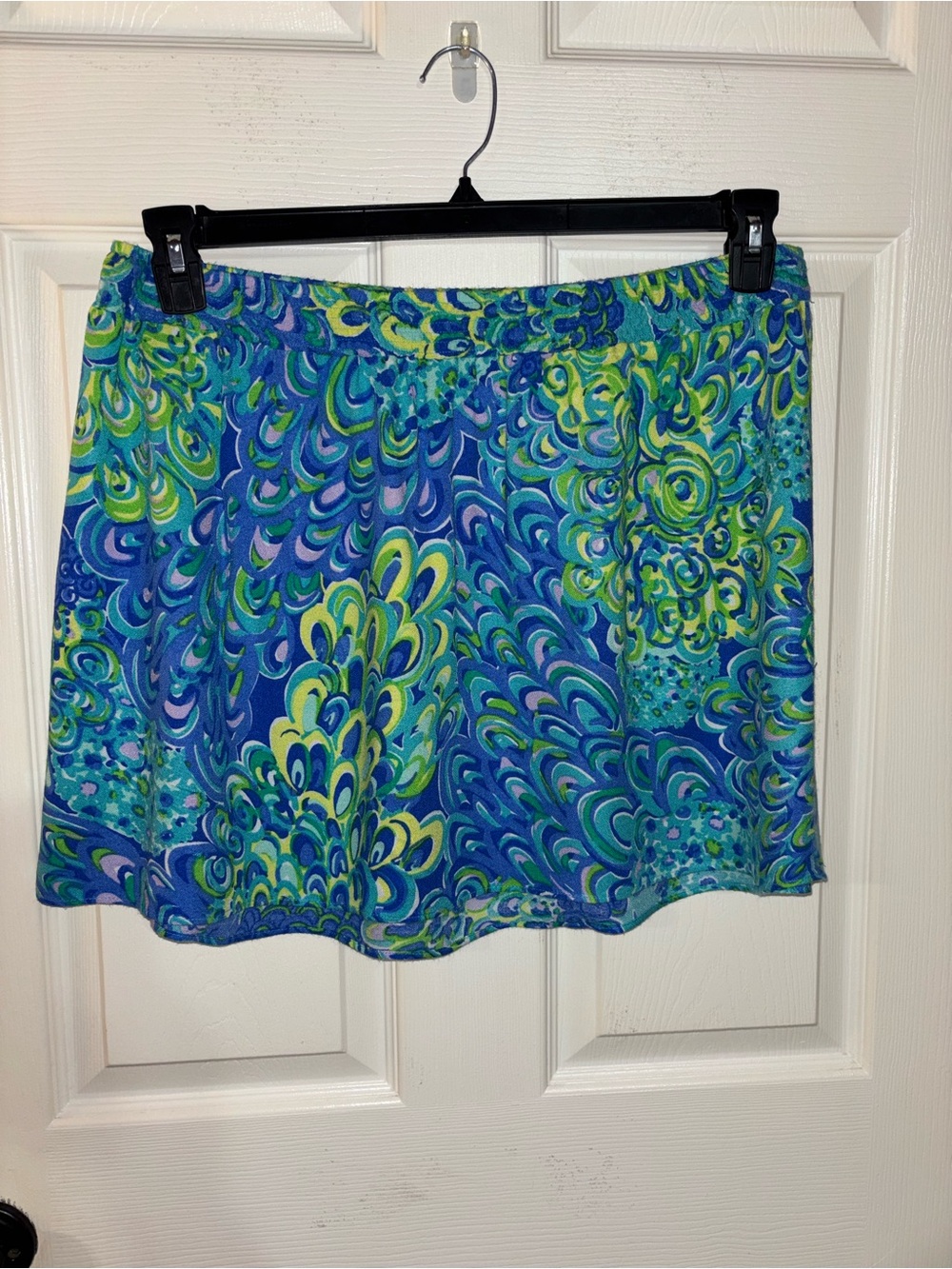 Lilly Pulitzer Blue & Green Printed Skort